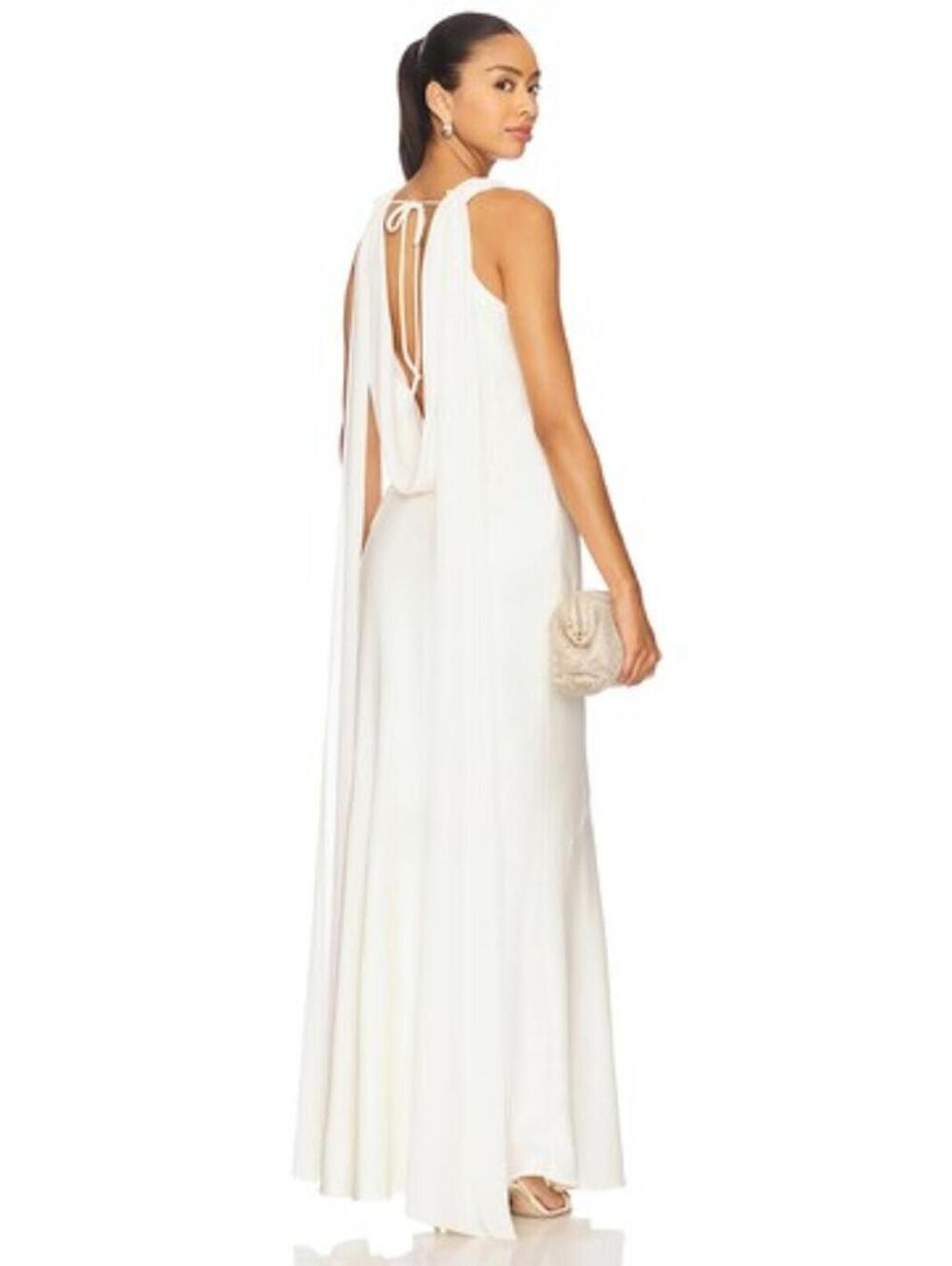 Runaway The Label Gabriella Maxi Dress in Ivory